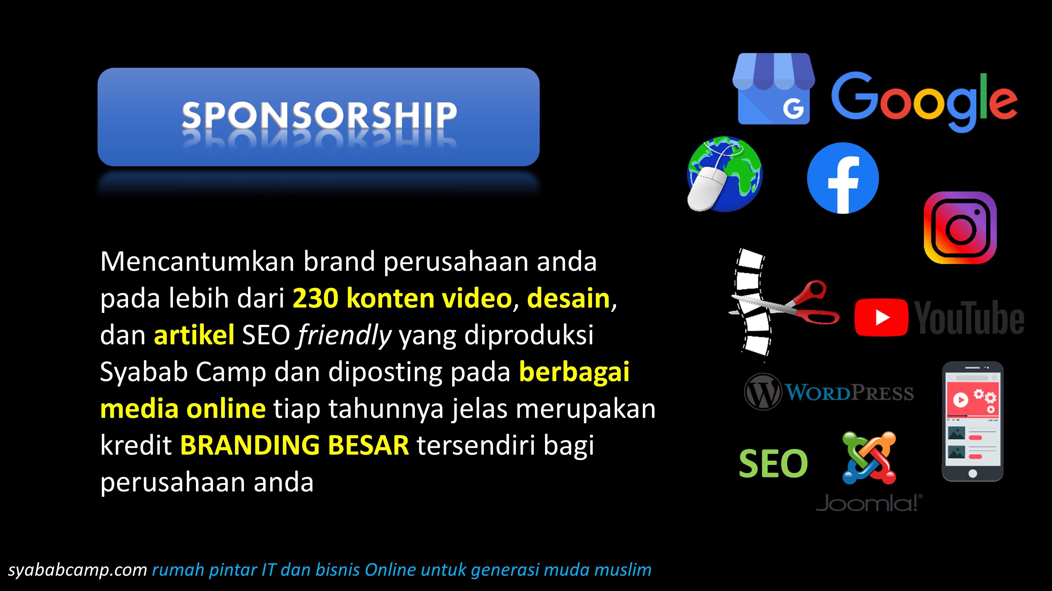 Sponsorship Syabab Camp