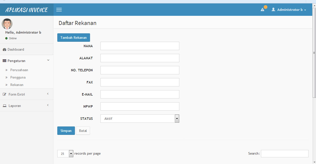 Software Invoice Perusahaan Manufaktur Software Invoice Perusahaan Manufaktur